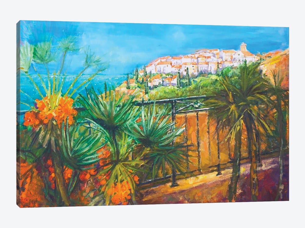 South Of France Hilltop by Patricia Clements 1-piece Canvas Wall Art