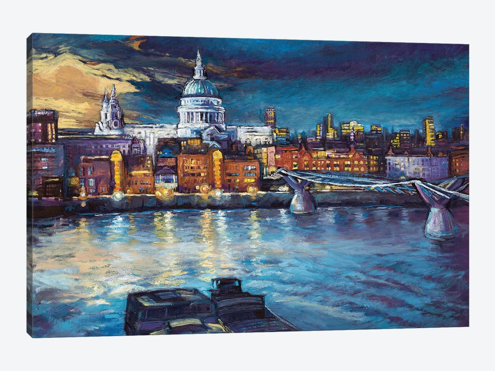 St. Paul's Millennium Bridge by Patricia Clements 1-piece Canvas Print