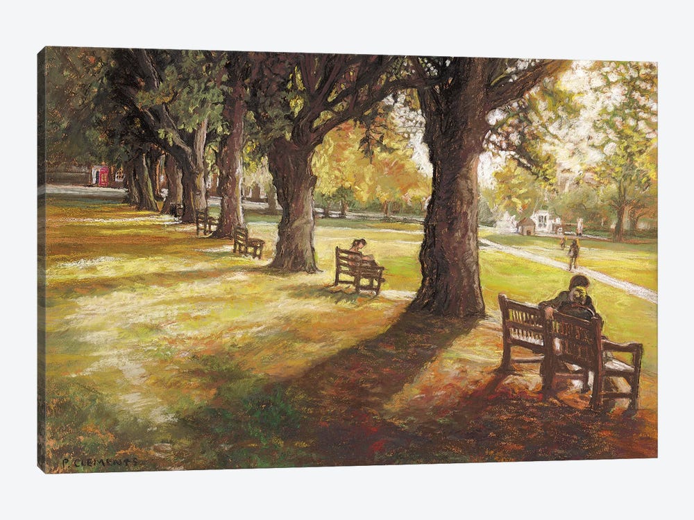 Autumn Sun Richmond Green by Patricia Clements 1-piece Art Print