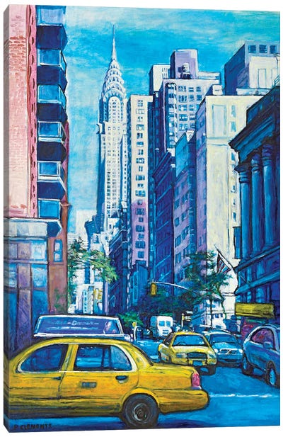 Chrysler Building New York Canvas Art Print - Patricia Clements