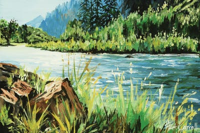 Fly Fishing Dream by Patricia Carroll canvas print