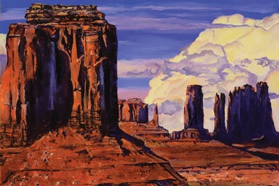 Monument Valley by Patricia Carroll canvas print
