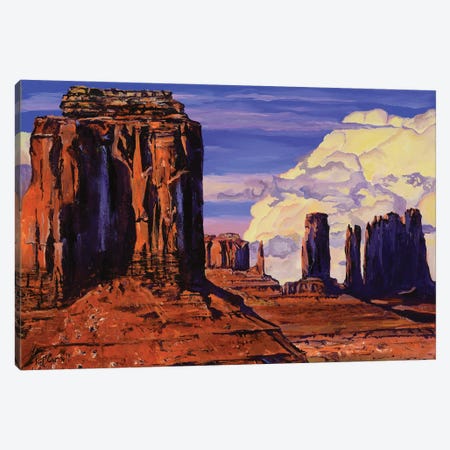 Monument Valley Canvas Print #PCL21} by Patricia Carroll Art Print