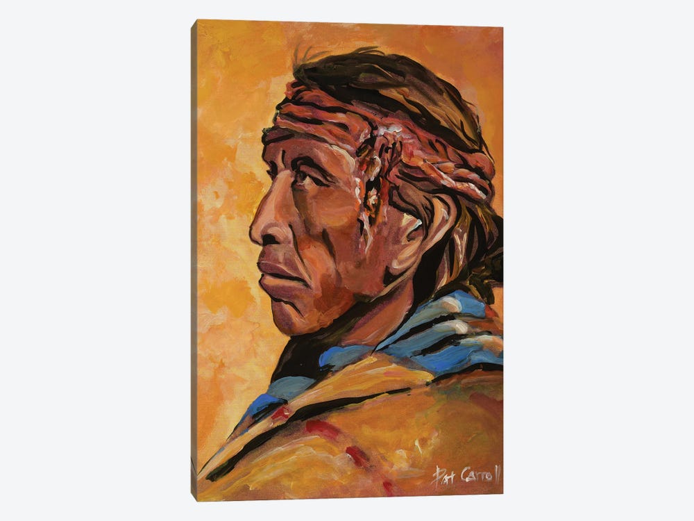 Navajo Elder by Patricia Carroll 1-piece Canvas Art Print