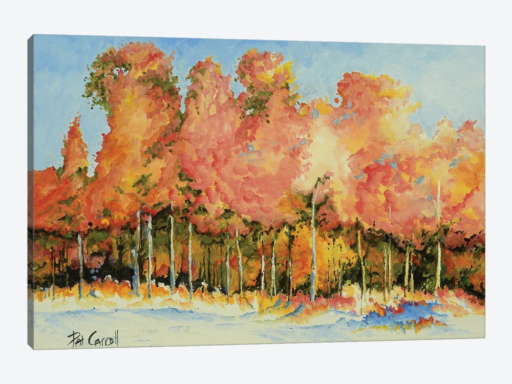 Autumn Trees by Patricia Carroll 1-piece Art Print