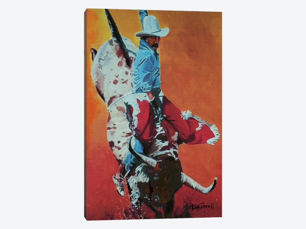 The Bull Rider by Patricia Carroll 1-piece Canvas Art