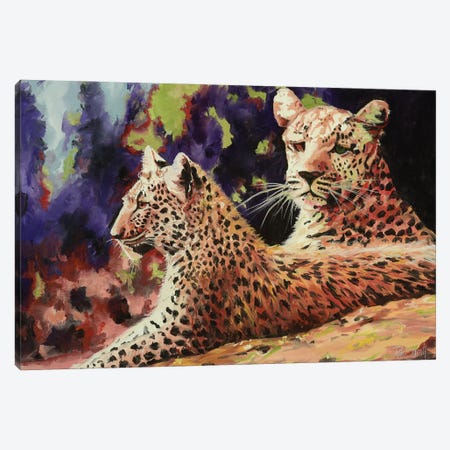 The Leopard Lounge Canvas Print #PCL34} by Patricia Carroll Canvas Print