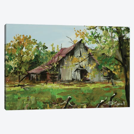 Weathered Barn Canvas Print #PCL36} by Patricia Carroll Canvas Art Print