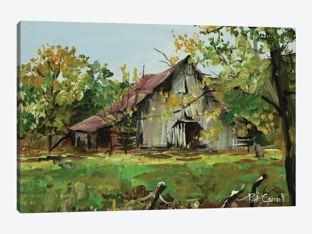 Weathered Barn by Patricia Carroll 1-piece Canvas Art Print