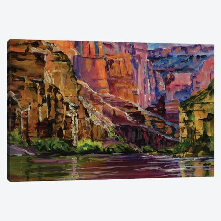 Canyon Colors Canvas Print #PCL4} by Patricia Carroll Canvas Art