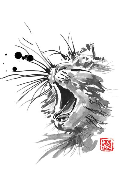 Black & White & Red: Meaow by Péchane