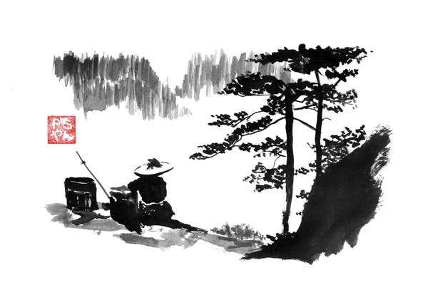 Asian Décor: Mountain by Péchane