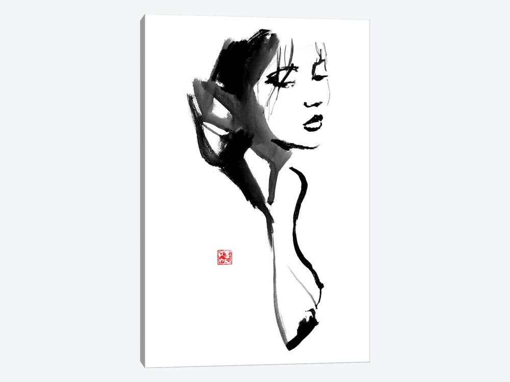 Nude Geisha 1-piece Canvas Print