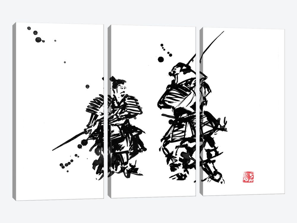 One Movement I by Péchane 3-piece Canvas Print