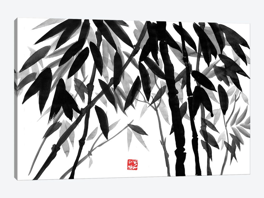 Bamboo Forest by Péchane 1-piece Canvas Art Print