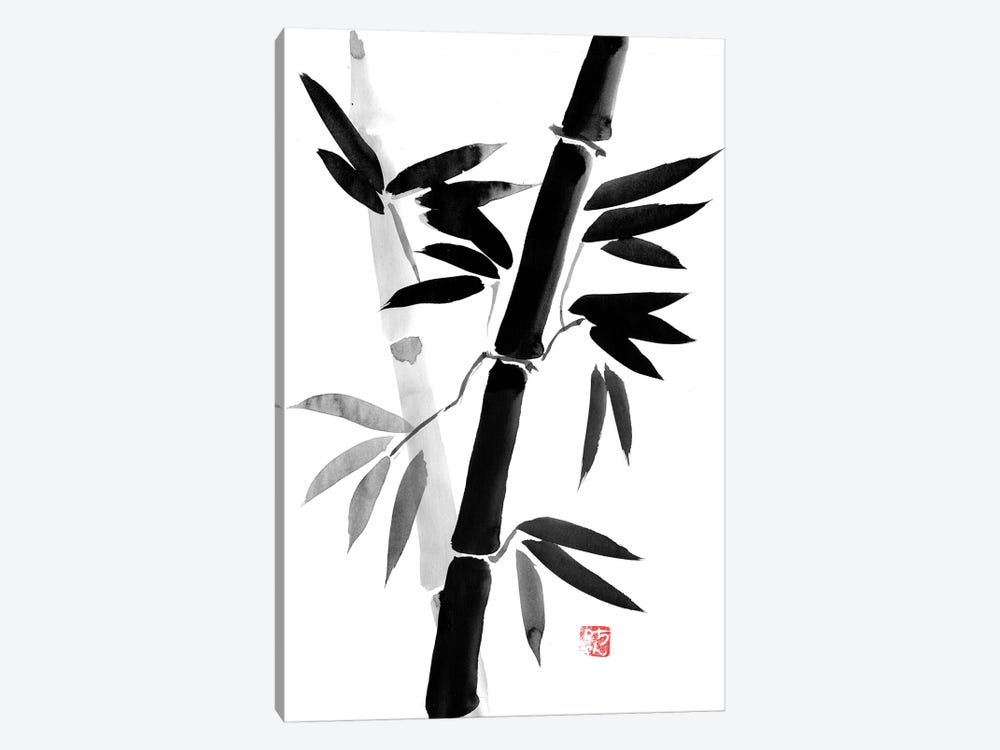 Black Bamboo by Péchane 1-piece Canvas Art