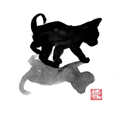 Small Cat I by Péchane canvas print