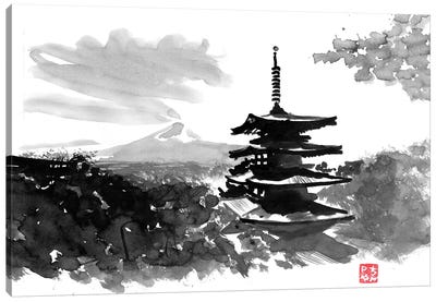 Temple Canvas Art Print - Japanese Culture