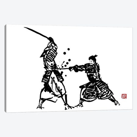 The Honor Of The Samurai III Canvas Print #PCN179} by Péchane Canvas Art Print