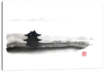 The Little Temple Canvas Art Print - Japanese Décor