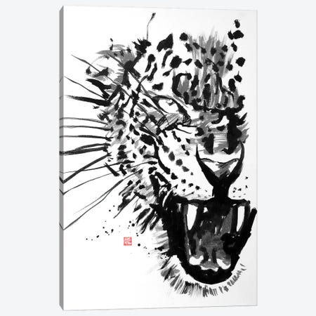 Tiger Canvas Print #PCN185} by Péchane Art Print