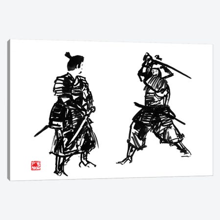 Touching Swords I Canvas Print #PCN187} by Péchane Canvas Print