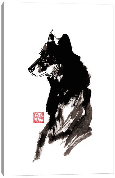 Wolf Canvas Art Print - Péchane