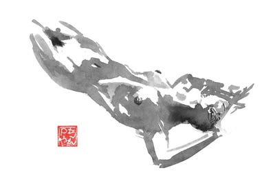 In The Bed by Péchane canvas print