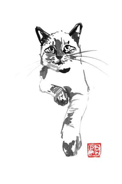 On The Bed by Péchane canvas print