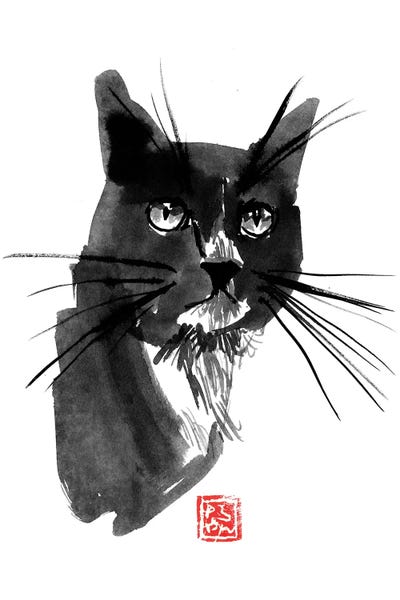 Out Cat by Péchane canvas print