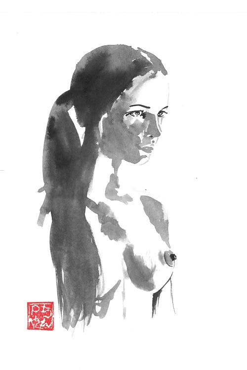 Outside Nude by Péchane wall art