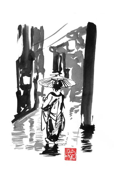 Rainy Day by Péchane canvas print