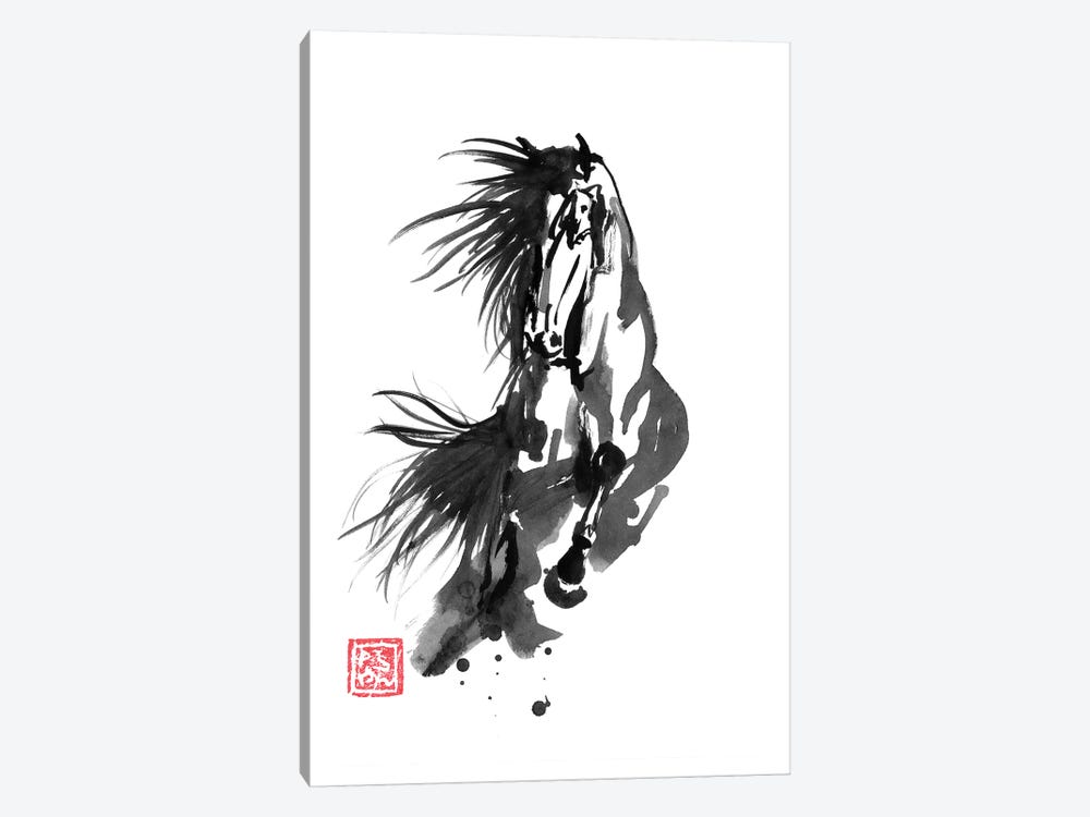 Running Horse by Péchane 1-piece Canvas Print