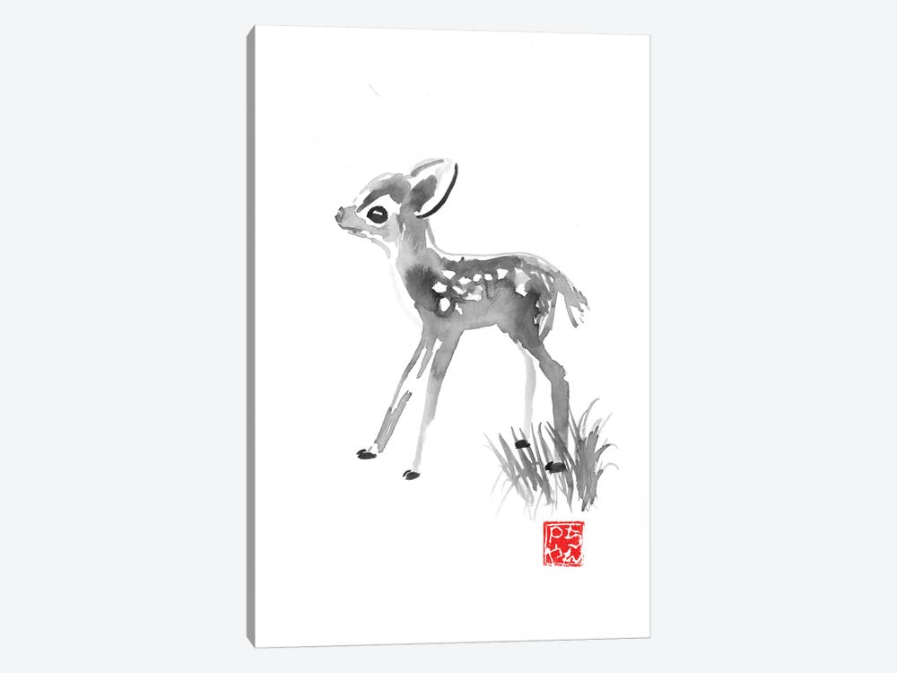 Small Deer by Péchane 1-piece Canvas Artwork