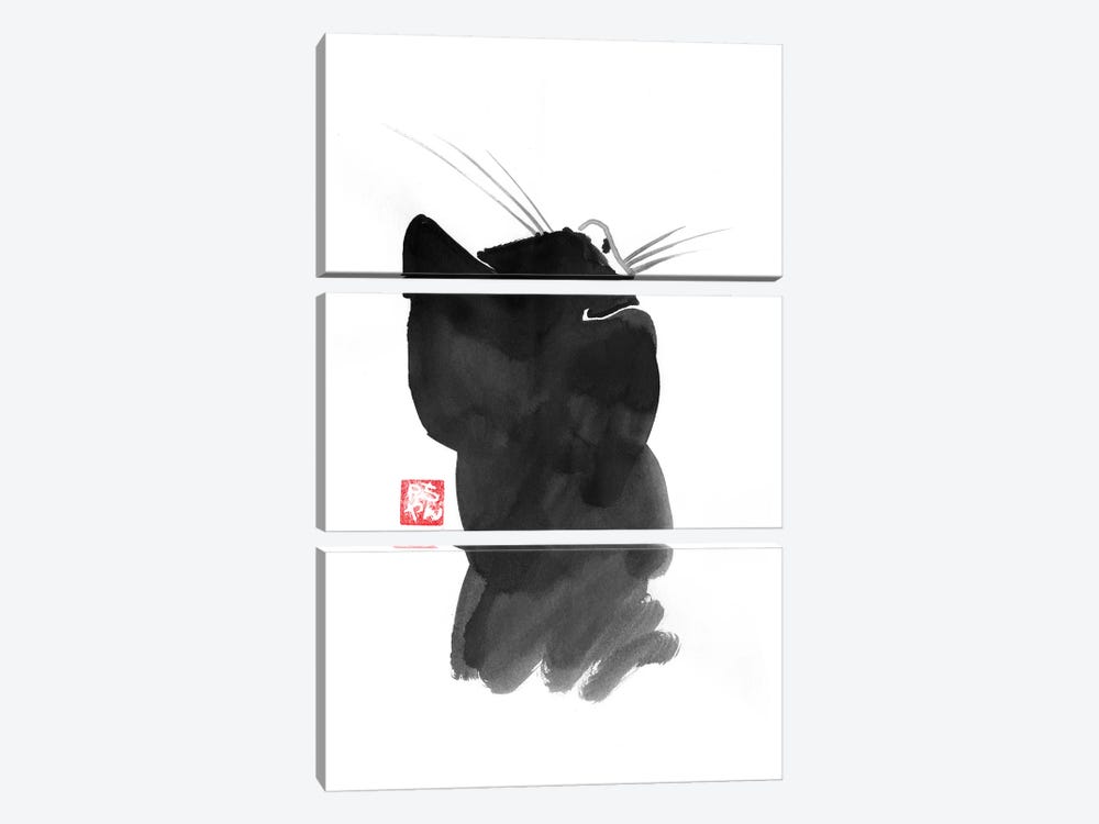 Cat’s Back I by Péchane 3-piece Art Print