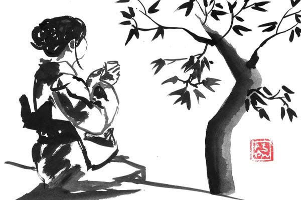 Zen Bedroom: Tea Time by Péchane