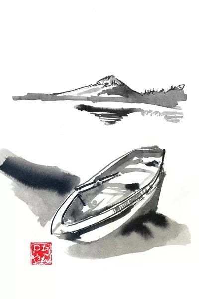 Zen Bedroom: Islands And Boat by Péchane