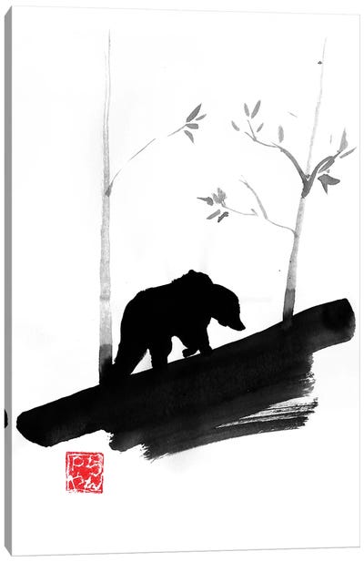 Bear II Canvas Art Print - Péchane