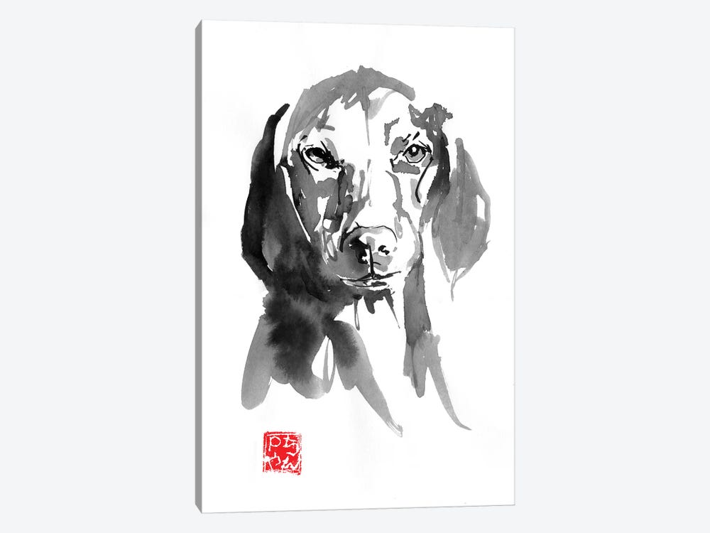 Dogface III by Péchane 1-piece Canvas Print
