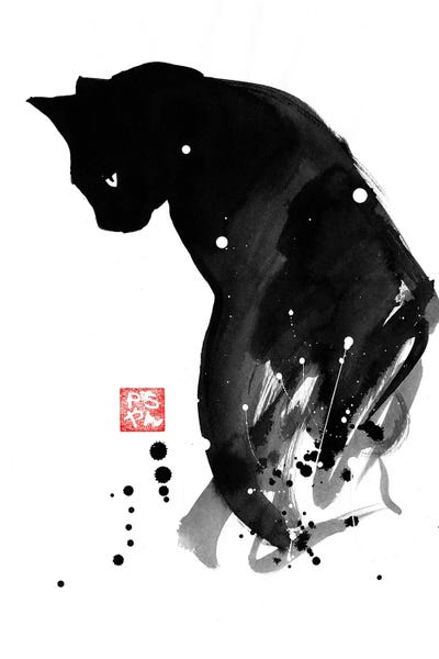 Black Cats: Chat A Tache by Péchane