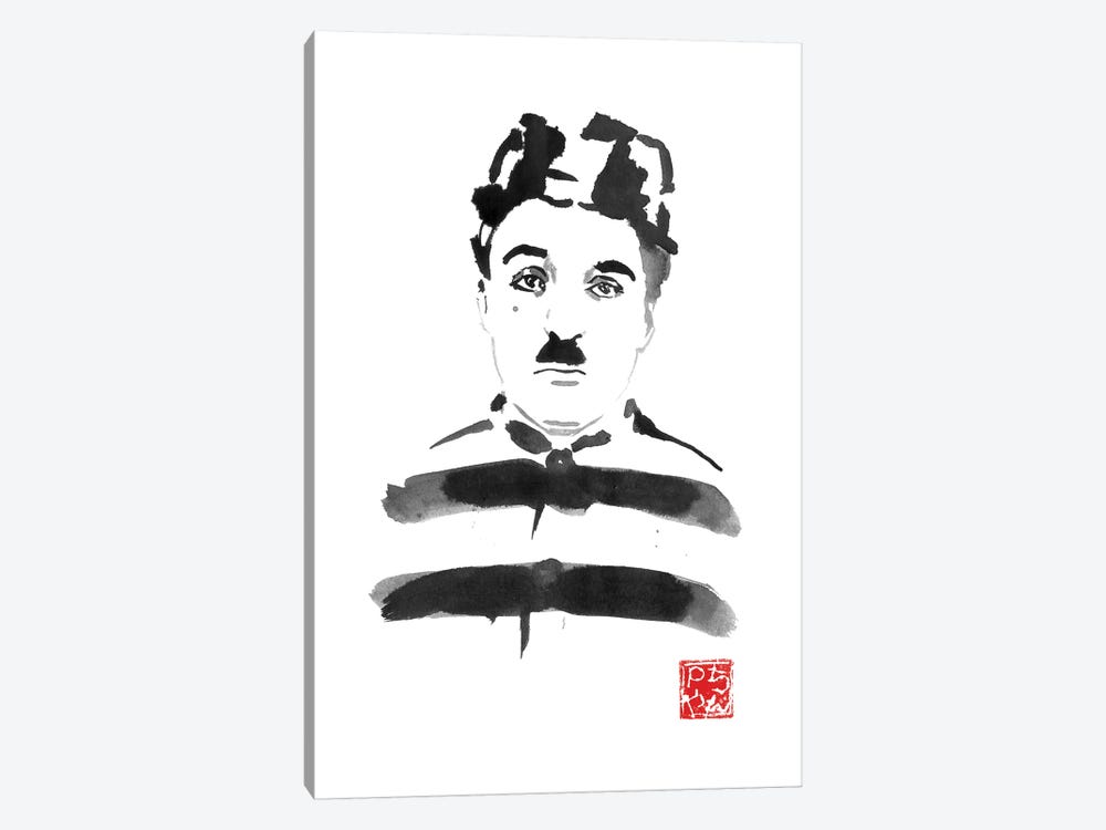 Charlie Chaplin Prisoner by Péchane 1-piece Canvas Print