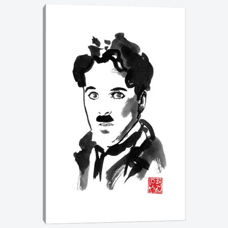 Charlie Chaplin Canvas Print #PCN294} by Péchane Canvas Art Print