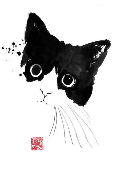 Impish Cat by Péchane canvas print