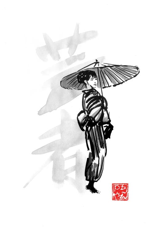 Geisha by Péchane wall art