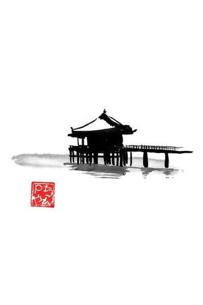 Bungalow by Péchane multi panel art