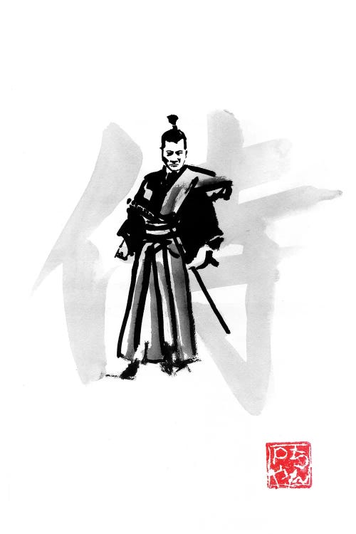 Samurai by Péchane wall art