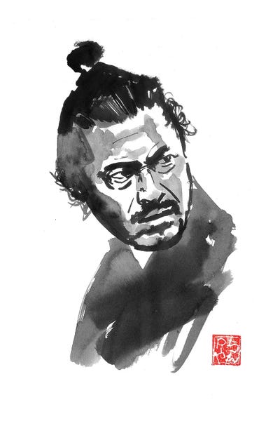 Toshiro The Samurai by Péchane canvas print