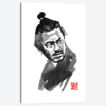 Toshiro The Samurai Canvas Print #PCN315} by Péchane Canvas Artwork