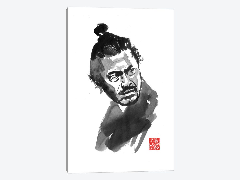 Toshiro The Samurai by Péchane 1-piece Canvas Art