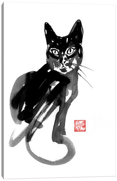 Chinese Cat Canvas Art Print - Péchane